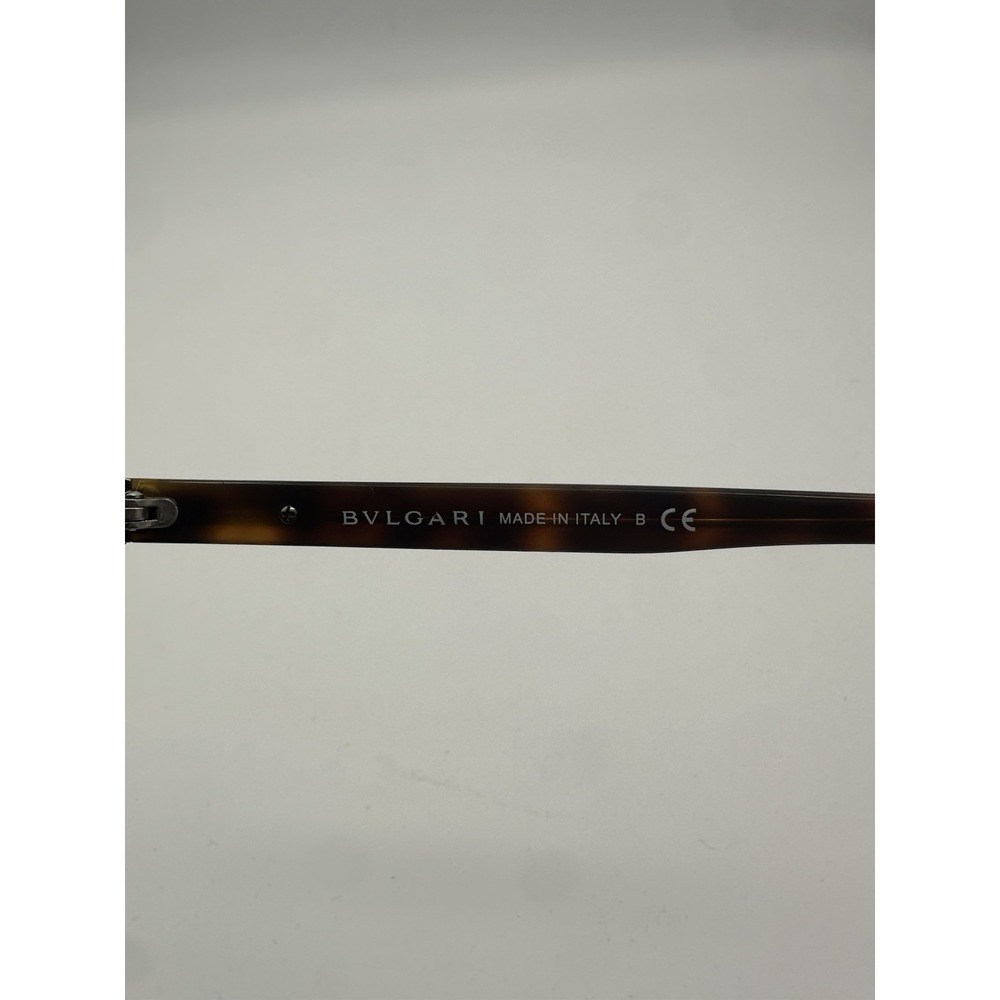 BVLGARI BV7024 5356/73 Sand Brown Horn 59.17.140 Unisex Sunglasses Blue Lens - Picture 8 of 10